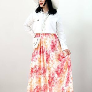 دامن بلندکلوش ساحلی