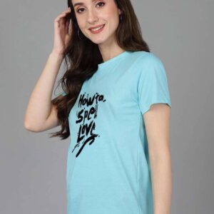 تیشرت پنبه طرح لاو